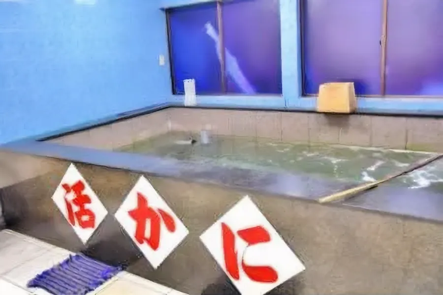 海水を引いた生け簀